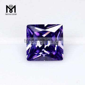 Polished Square 12x12 Lavender Zircon Diamond Stone