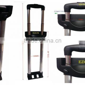 Retractable telescopic carry case trolley handle 90 vertical degree bracket luggage 3 section handle