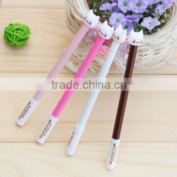 DIY creative stationery kids personalized Novelty cute cartoon hello kitty cat face sign pen Lovely child emoji roller gel pen