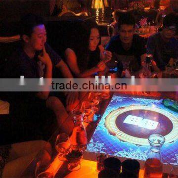 Multi touch interactive bar table game/interactive games for pub entertainment