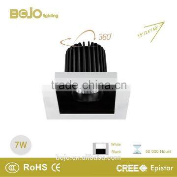 220v 7W Grille Down Light,With Ce Rohs 3 Year Warranty