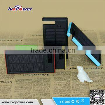 New Design Waterproof Solar Power Bank 12000mAh Made In China