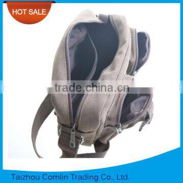 Customized LOGO Wearproof Cotton Shoulder Bag for Travel Men photo-6