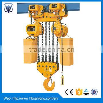 220v / 3phase single speed electric chain hoist