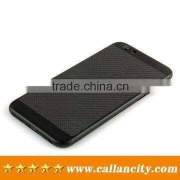 Matte black carbon fiber housing for iphone 6 metal housing back cover replacement