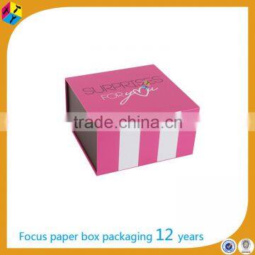 Fashion Cardboard Paper Packaging for Girls Hat Boxes photo-3