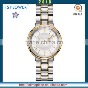 FS FLOWER - UAE Market Fashion All Gold Plated Watch For Laides Japan Movement Stainless Steel Watch photo-2