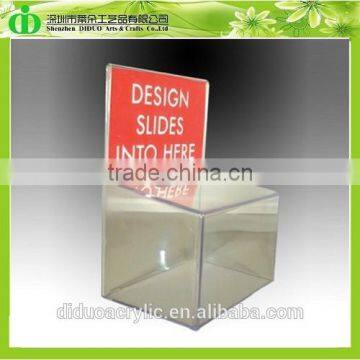 DDD-0130 Trade Assurance Chinese Factory Wholesale Plastic Charity Donation Box