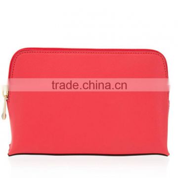 beauty pu Leather cosmetic case zip pouch bag