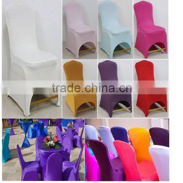 Factory Price White Stretch Spandex Chair Cover