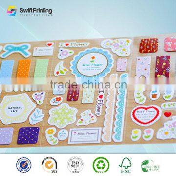 Designer hot-sale transparent sticker in packing printing