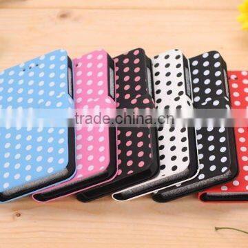 Flip and Fold Mobile Leather Case for Blackberry Z10, for Blackberry Z10 Cases