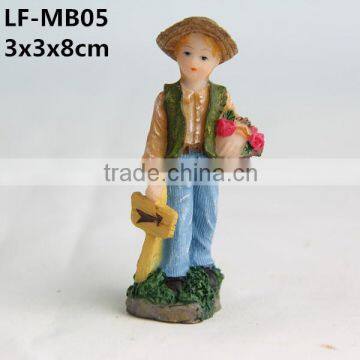 Miniature gardener garden decoration