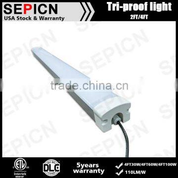 ETL cETL DLC Listed Ip65 Vapor Proof Low Bay Led Tri-proof Light