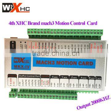 Cnc carving milling machine mach3 3 axis control card 2000khz usb cnc smooth stepper motion controller card