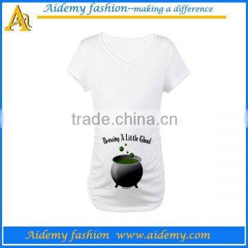 wholesale blank maternity t shirts design for women made in china