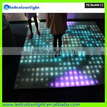 China supplier 48pcs SMD RGB 5050 3D effect interactive led dance floor