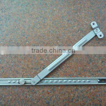 Stainless steel wind break for aluminum window