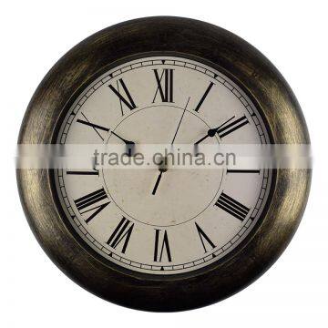 round antique wall clock