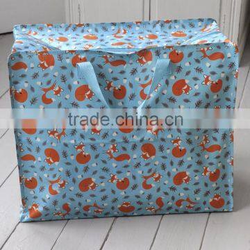 Laundry Storage Zippered Recycled Large nonwoven Storage Bag