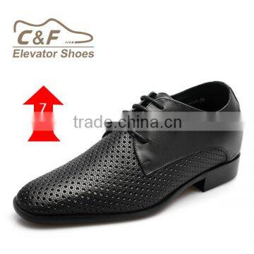 2016 Italian men genuine leather elevator dress shoe