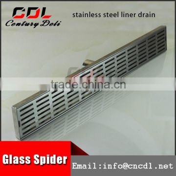 side outlet shower drain auto-close floor drain french drain