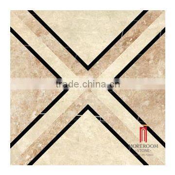 Light beige cross design Antibacterial and Non-Slip marble tile