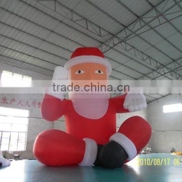 Free shipping professional inflatable christmas santa pig