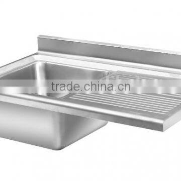 Restaurant Used Commercial Stainless Steel Food Servicel Kitchen Sink with Drainboard GR-302A