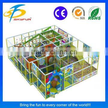 Hot selling safe beautiful designed small indoor playground kids indoor play structure