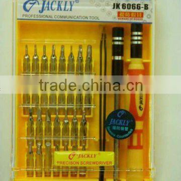 NEW JACKLY 32pcs Electronic mobilephone Screwdriver Tool Set JK6066-B