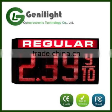 Regular Red LED Gas Station Price Signs Fuel Gasoline Price Changer Signs