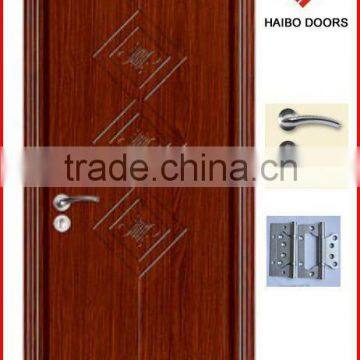 Cheap Chinese interior MDF wooden door for rooms