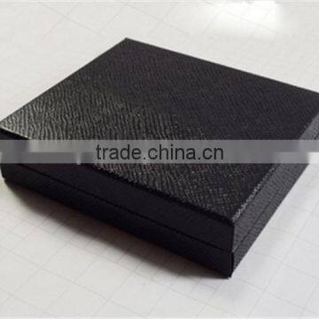 Black rigid paper box for gift packing