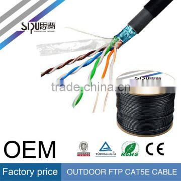 SIPU high quality ftp cat5e outdoor computer network cable best price outdoor cat5 ftp cable wholesale cat 5e ethernet cable