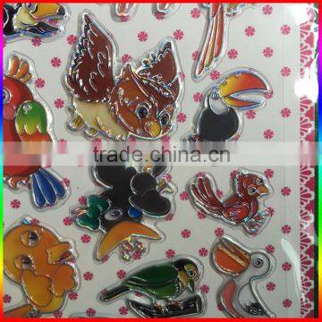 Embossed PVC Stickers Birds Stickers photo-2