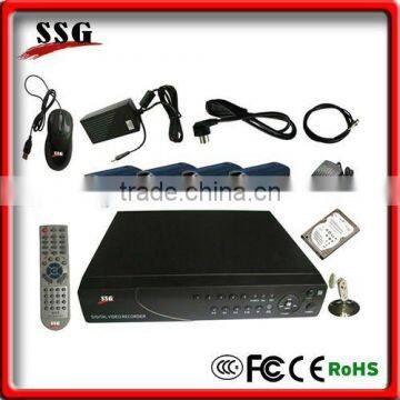 16 channels DVR, alarm system + CCTV camera