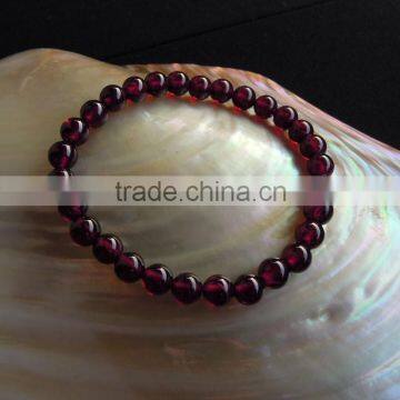 2015 New Fashion High Quality Natural Garnet Beads Bracelet For Women photo-4