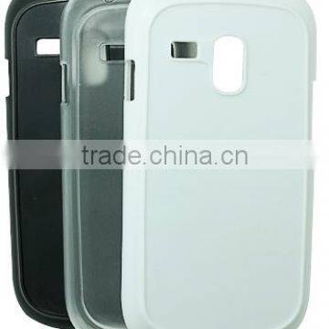 2D sublimation plastic cell phone case/ 2D cell phone case /2D sublimati blank mobile phone cover for S3 Mini i8190