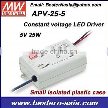 APV-25-5 Meanwell IP30 5V LED Driver