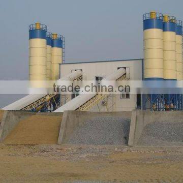 Concrete Mixing Station HLS 90 Designed for Making Commercial Concrete Material