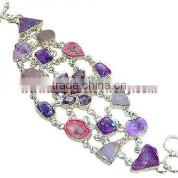 Fabulous!! P1132 Chakra Jewellery Necklace Silver Box Gemstone Rings Wholesale