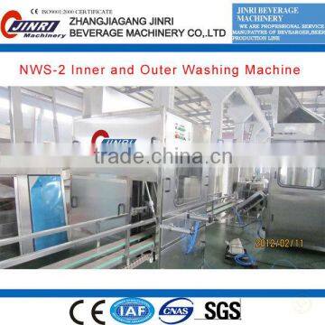 300BPH 5 Gallon Bottle Mineral Water Full-auto Intenal and External Brush Washing 2 in 1 Machine photo-2