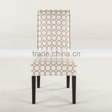 Cheap price wooden dining chair restaurant furniture fabric chair