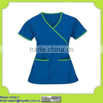 new design v neck scrub uniform manufacturer