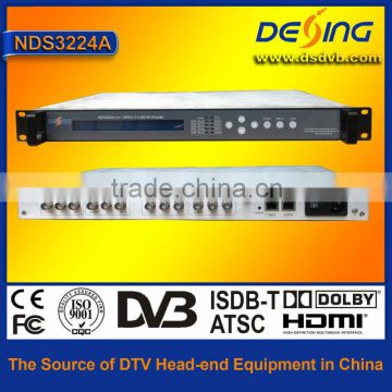 NDS3224A low bitrate MPEG2/h.264 iptv encoder