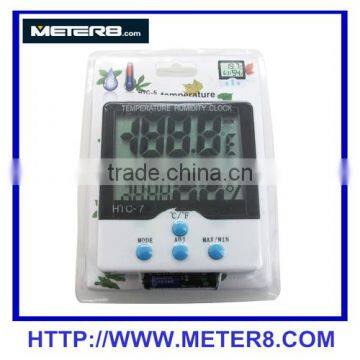 Luminous & clock thermometer HTC-6