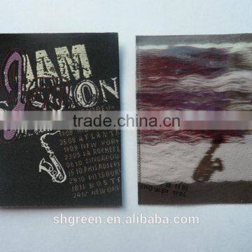 Straight Cut Stitch Weaving Garment Patch