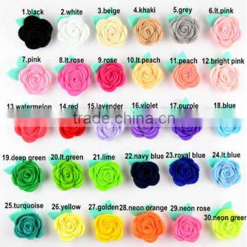 3D high quality pretty rose flower shape fabric flower