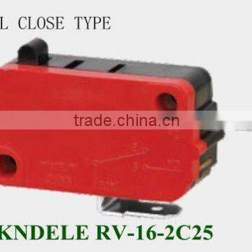 RV micro switche NC types16A RV-16-2C25